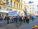 Regenbogenzug beim Maiaufmarsch 2007