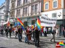 Regenbogenzug beim Maiaufmarsch 2007